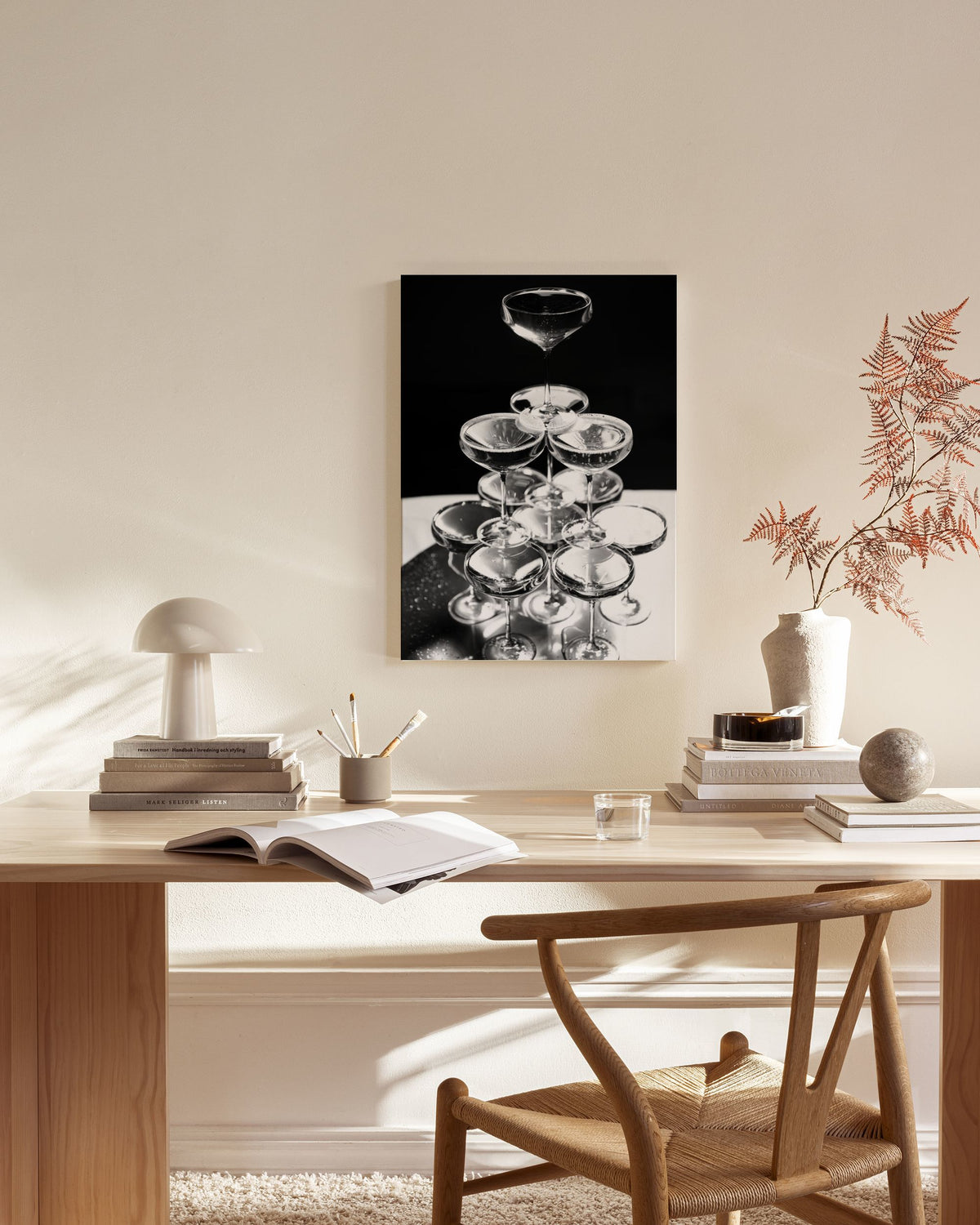 Champagne Tower Canvas print