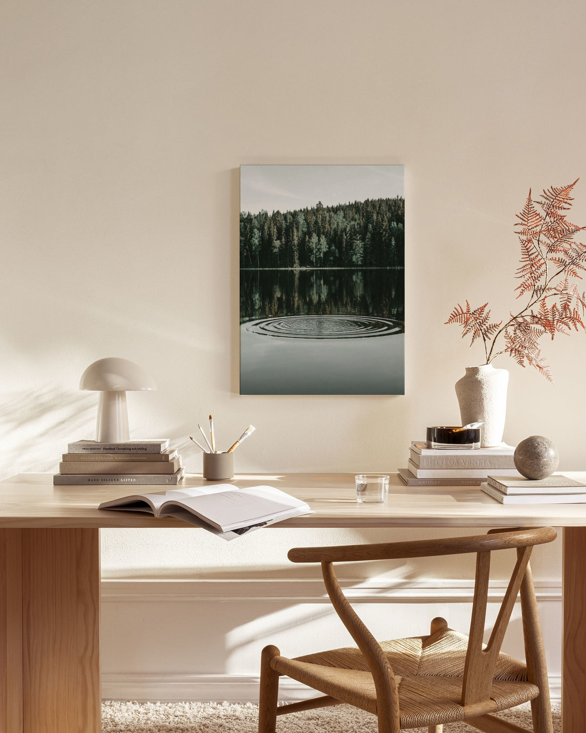 Ripples on the Water Canvas print