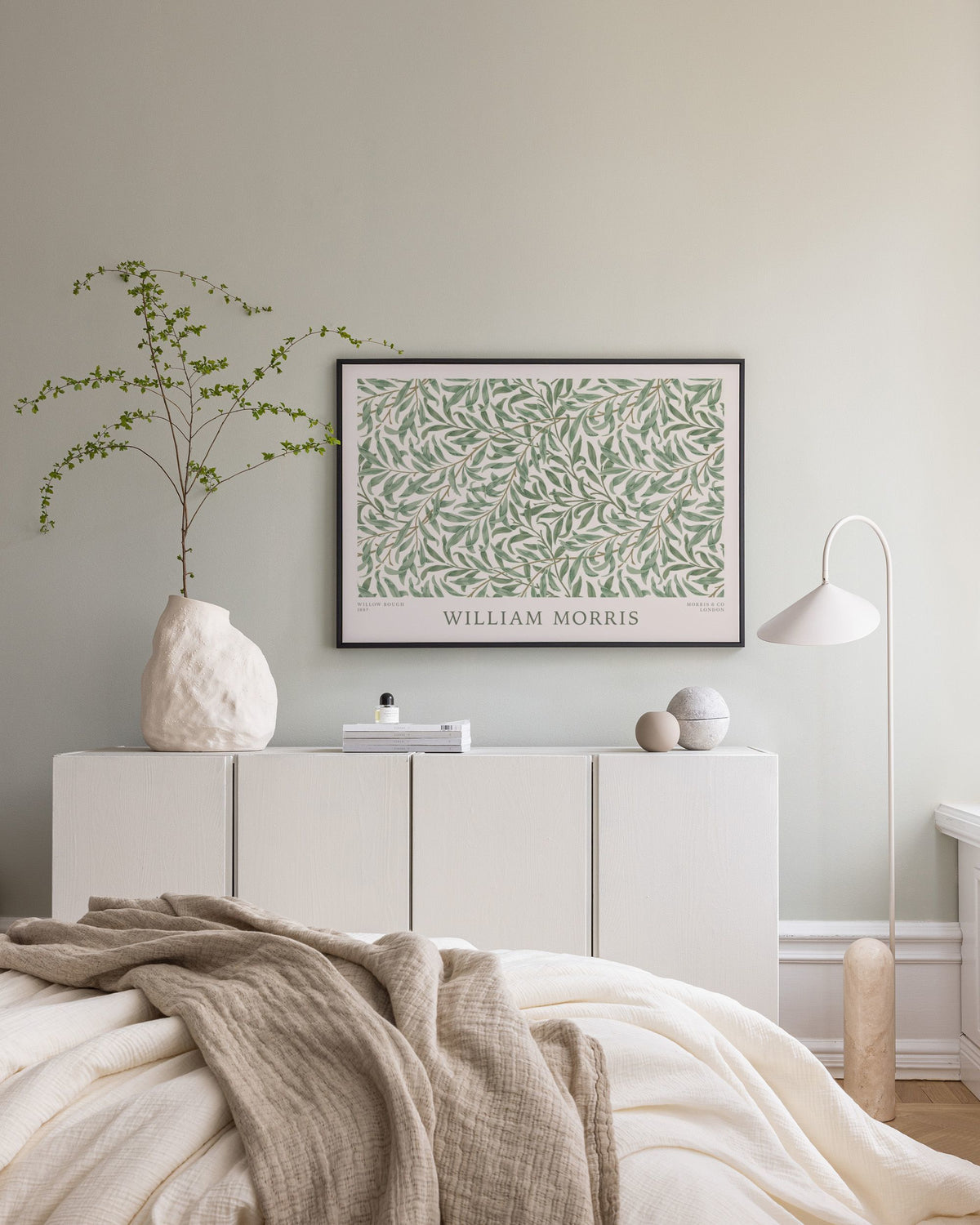 William Morris - Willow Bough Landscape Canvas print