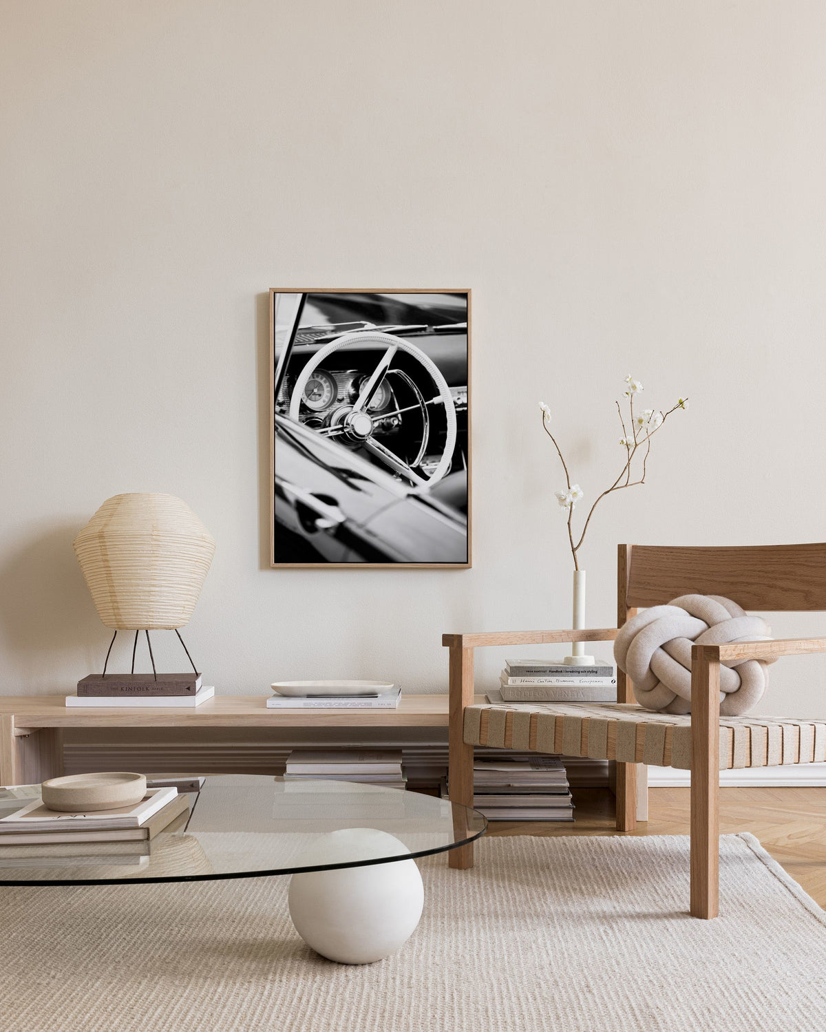 Vintage Cabriolet Car Canvas print