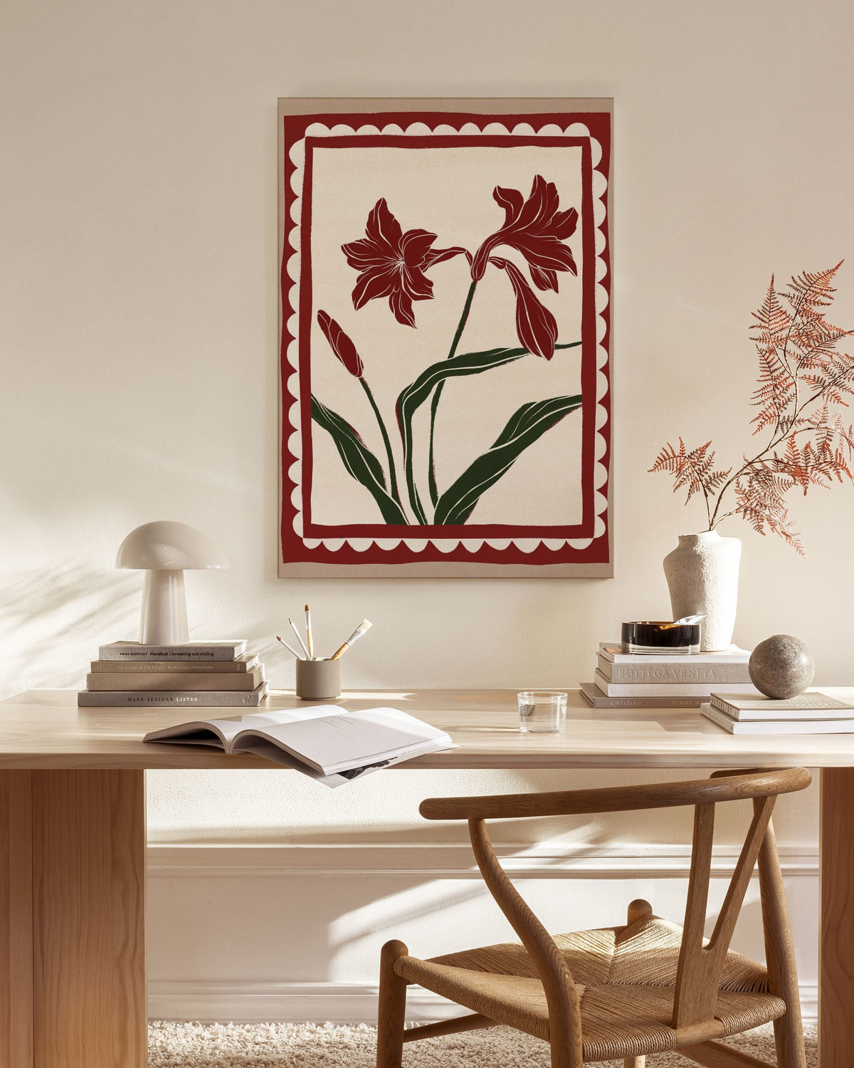 Framed In Bloom Canvas print