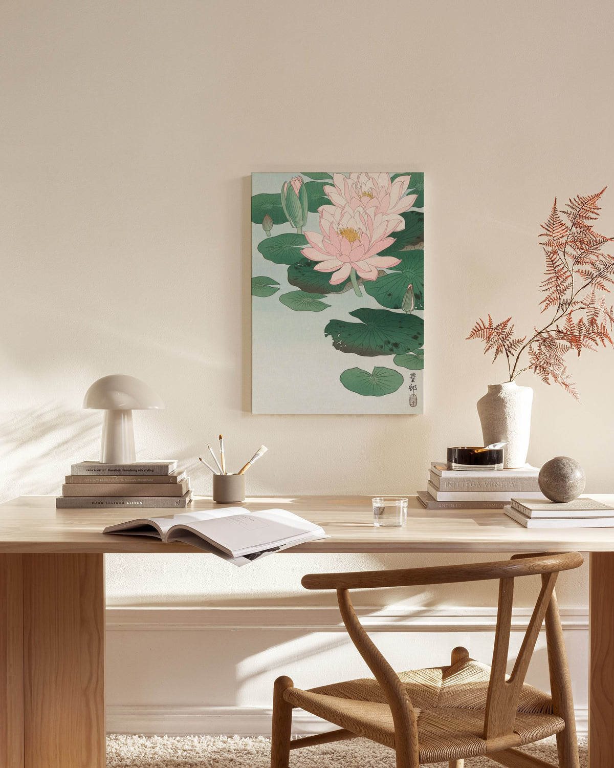 Ohara Koson - Water Lily Canvas print