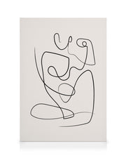 Abstract Figures No1 Canvas print