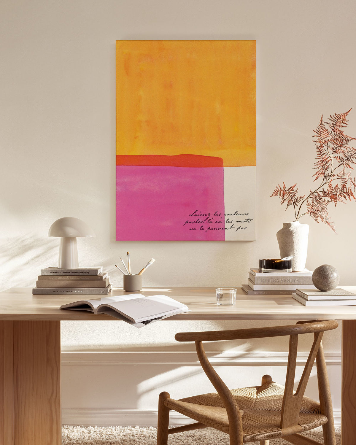 Let Colours Speak Canvas print