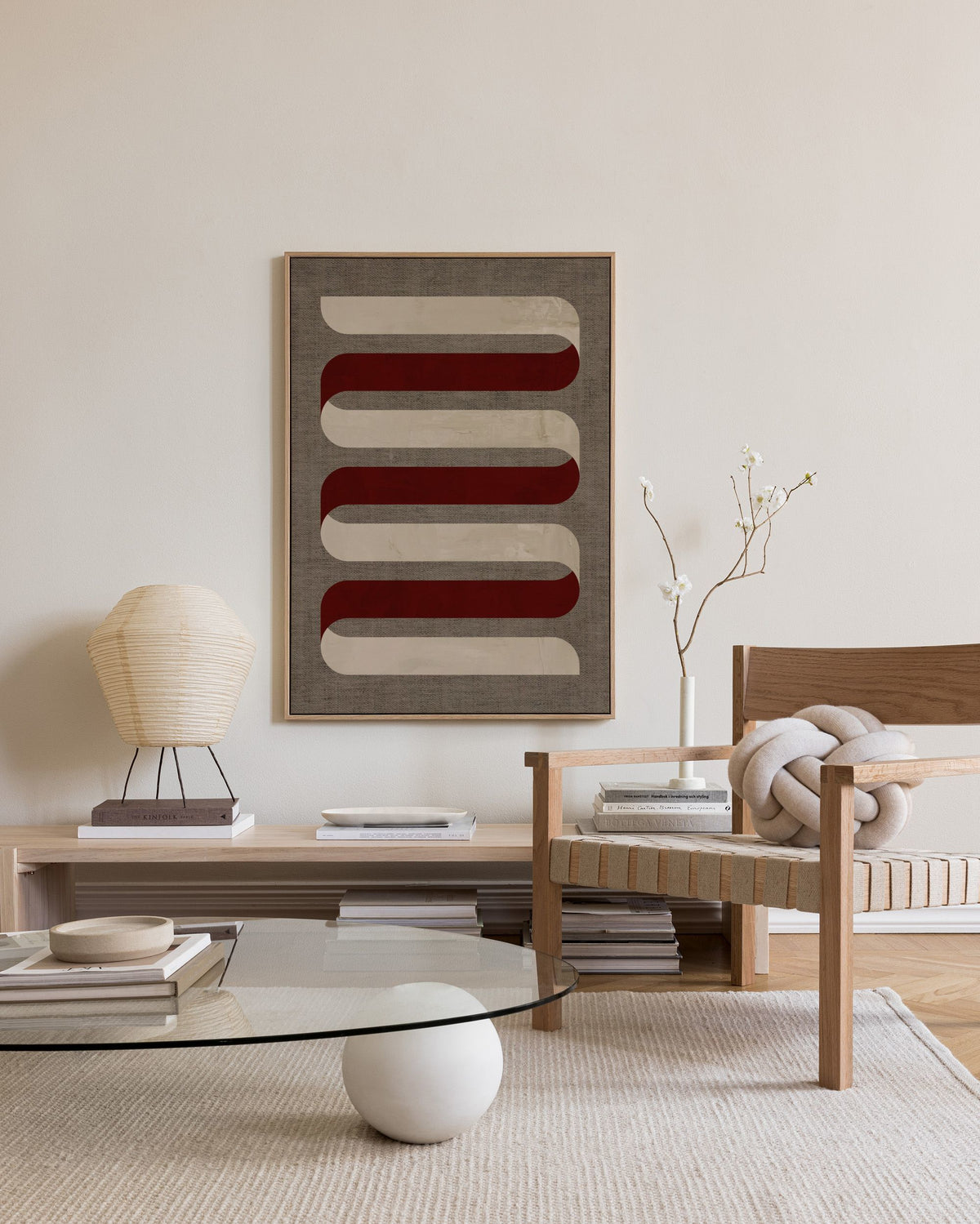 Graphic Swirl Canvas print