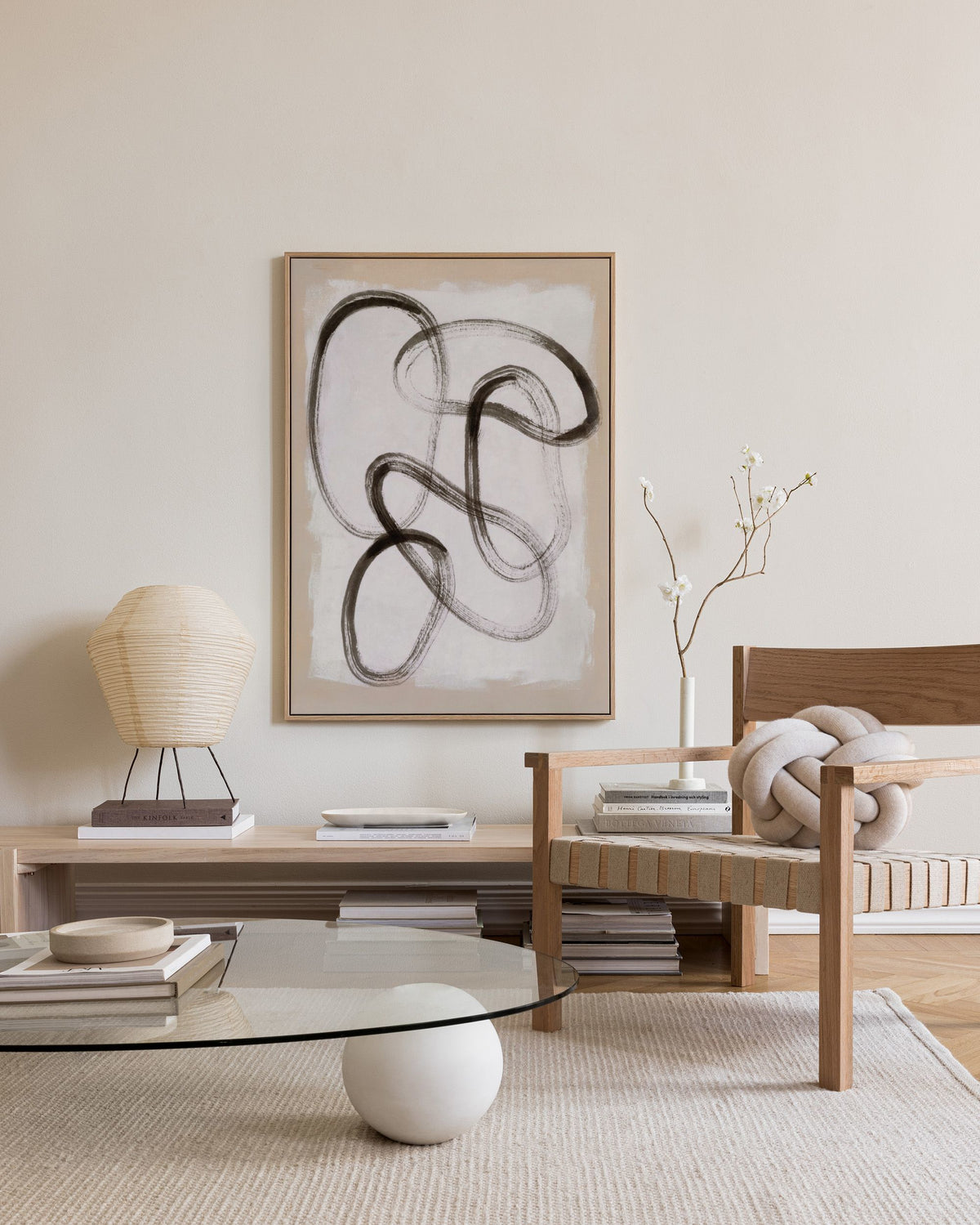 Infinate Brush Strokes Canvas print