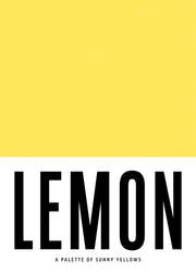 Lemon Yellow Print