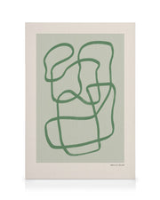 Abstract in Emerald Canvas print