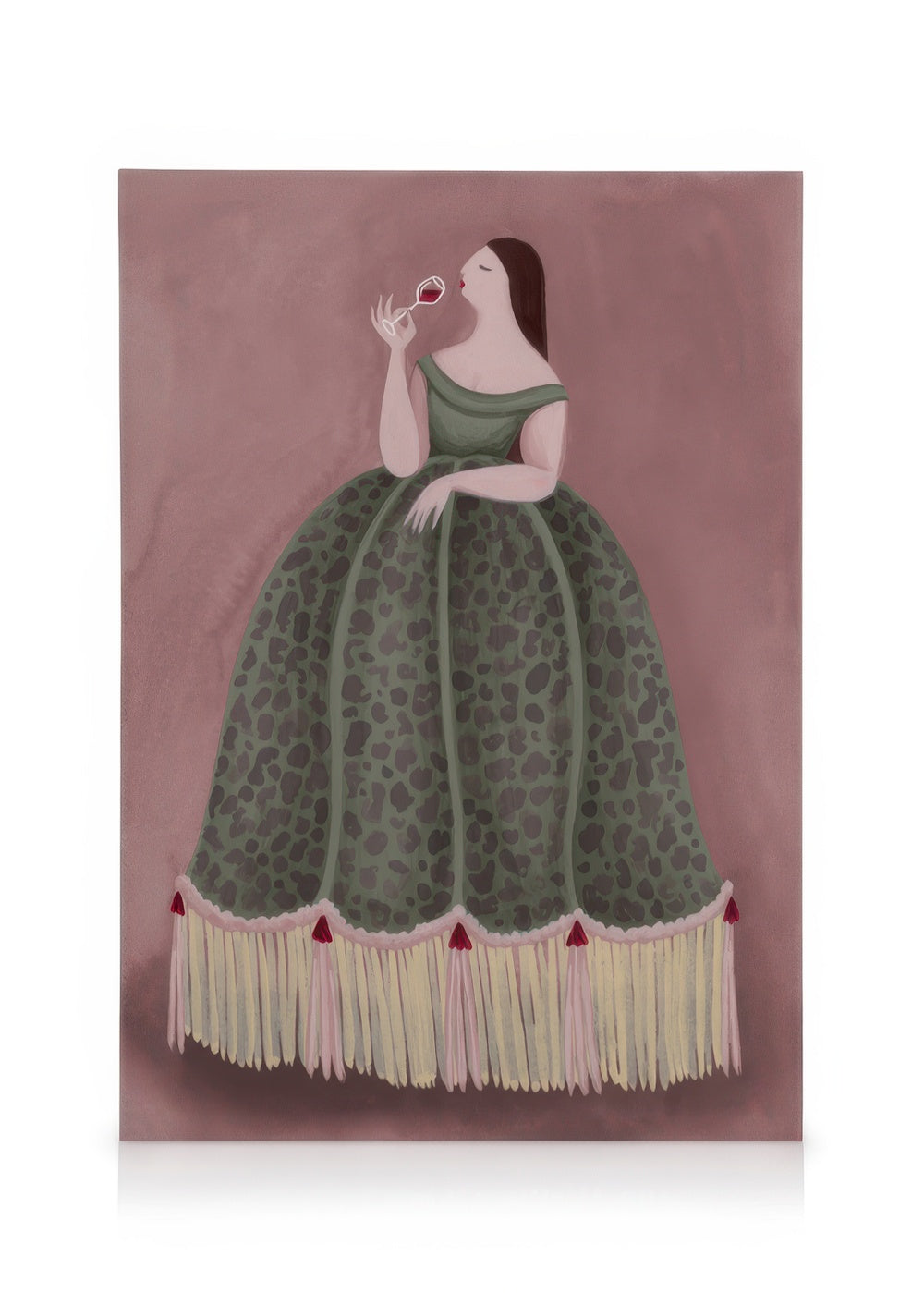 A Little Sip Canvas print