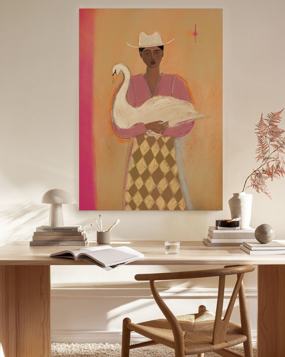 Studio Vreeken - Swan Lady No2 Lærred