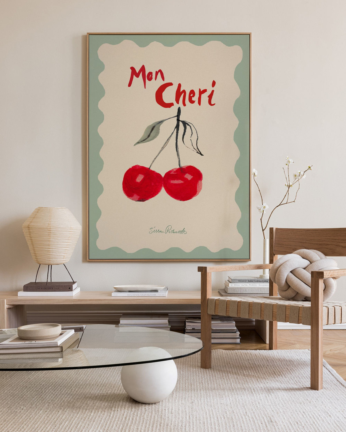 Sissan Richardt - Mon Cheri Canvas print