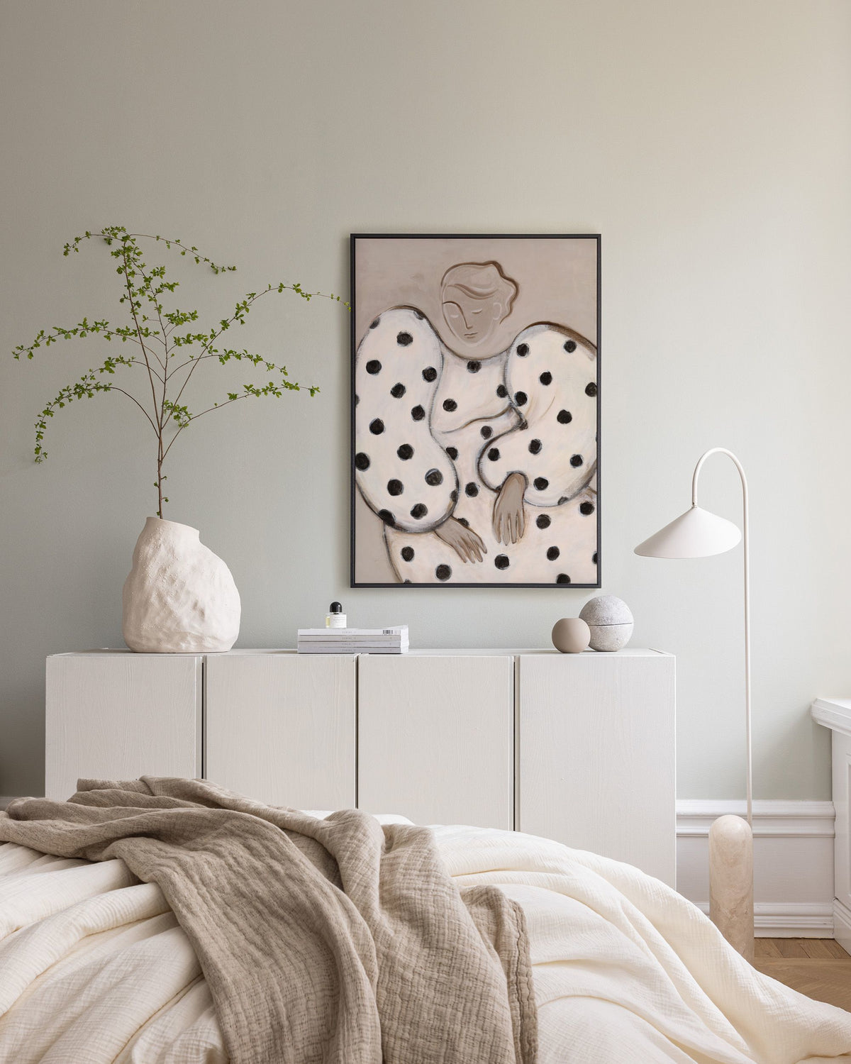 Polka Dotted Dream Canvas print