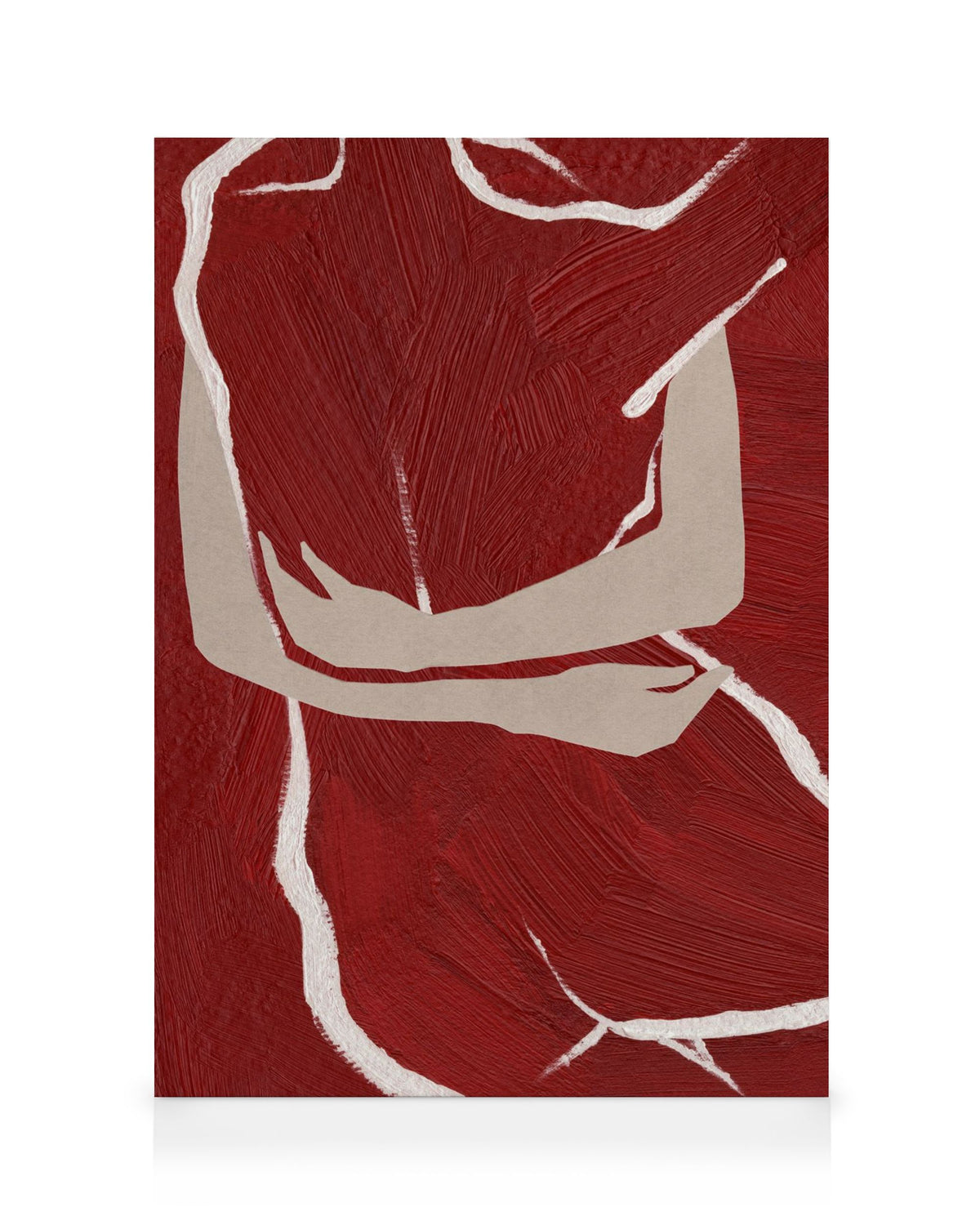 The Hug Canvas print