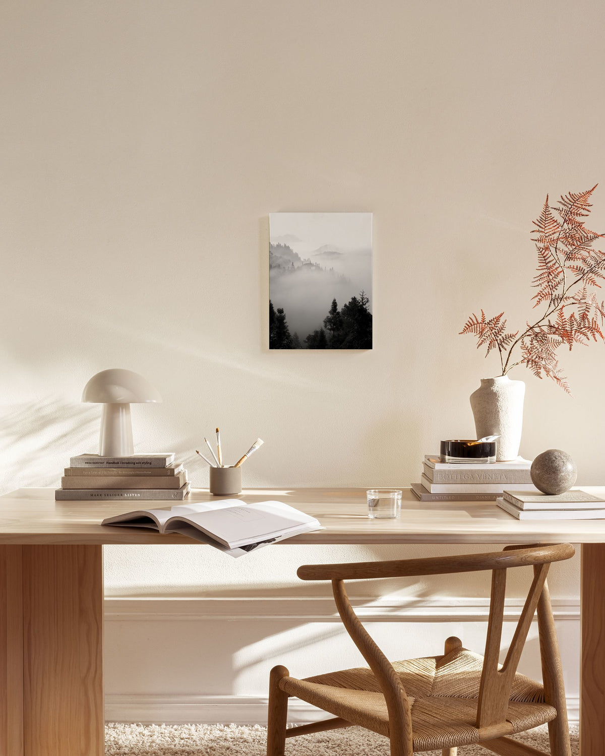 The Morning Mist Canvas print