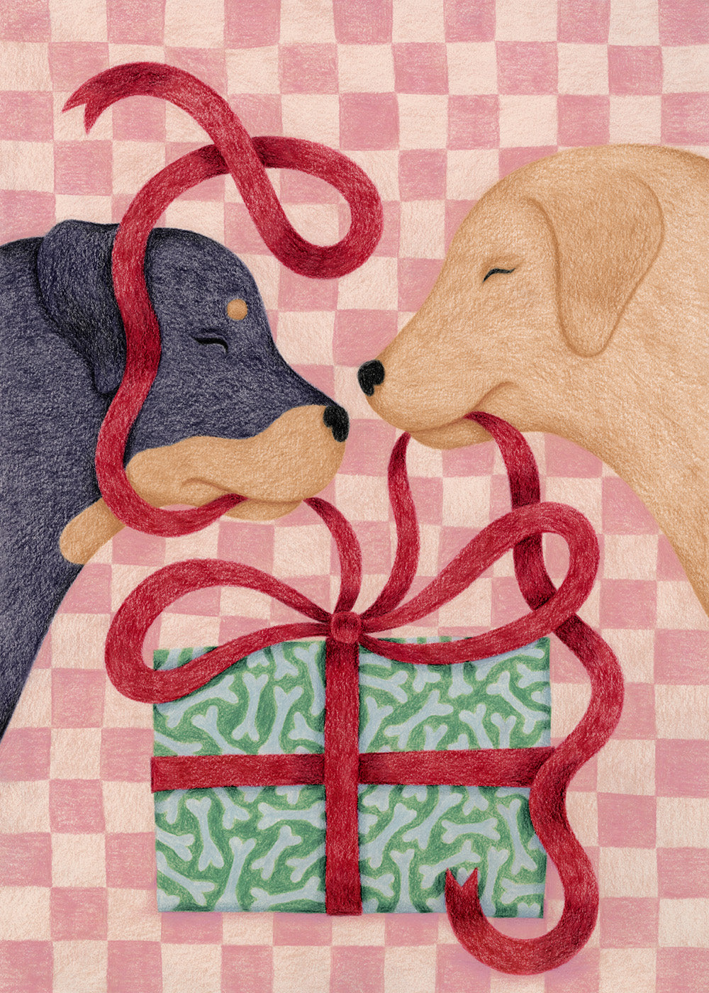Feliz Navidogs Print