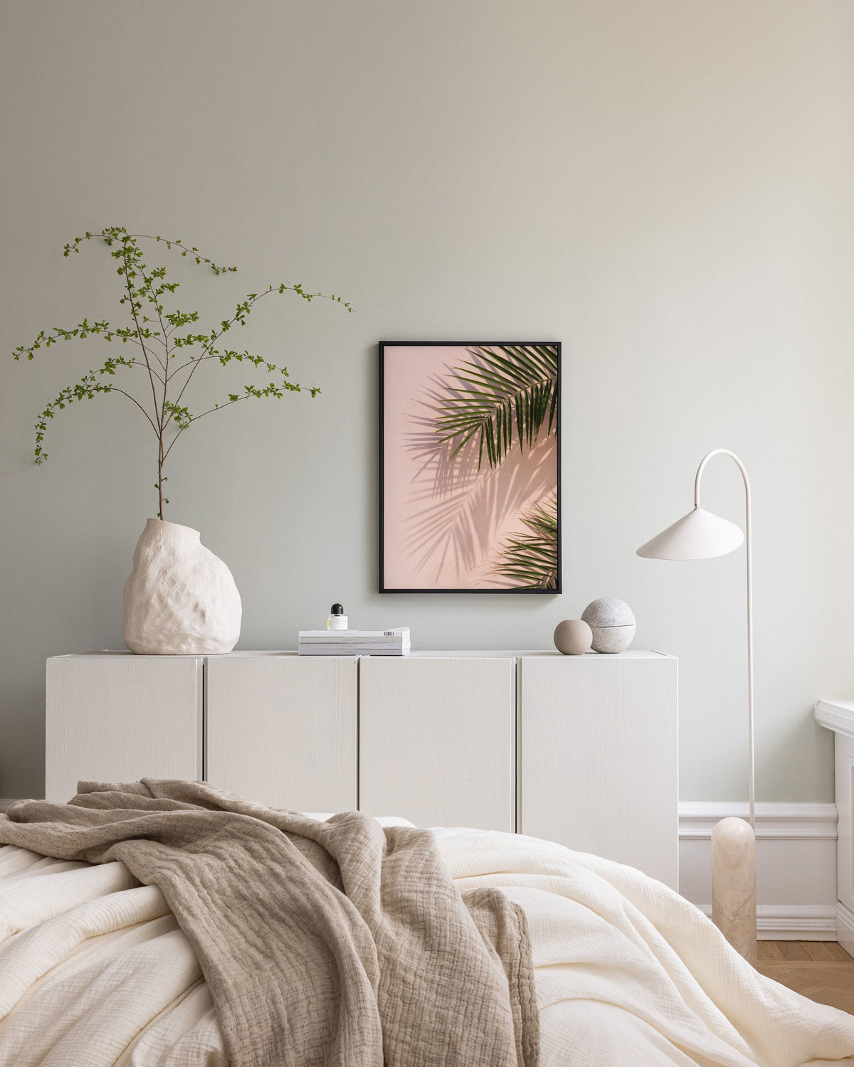 Pink Palm Canvas print