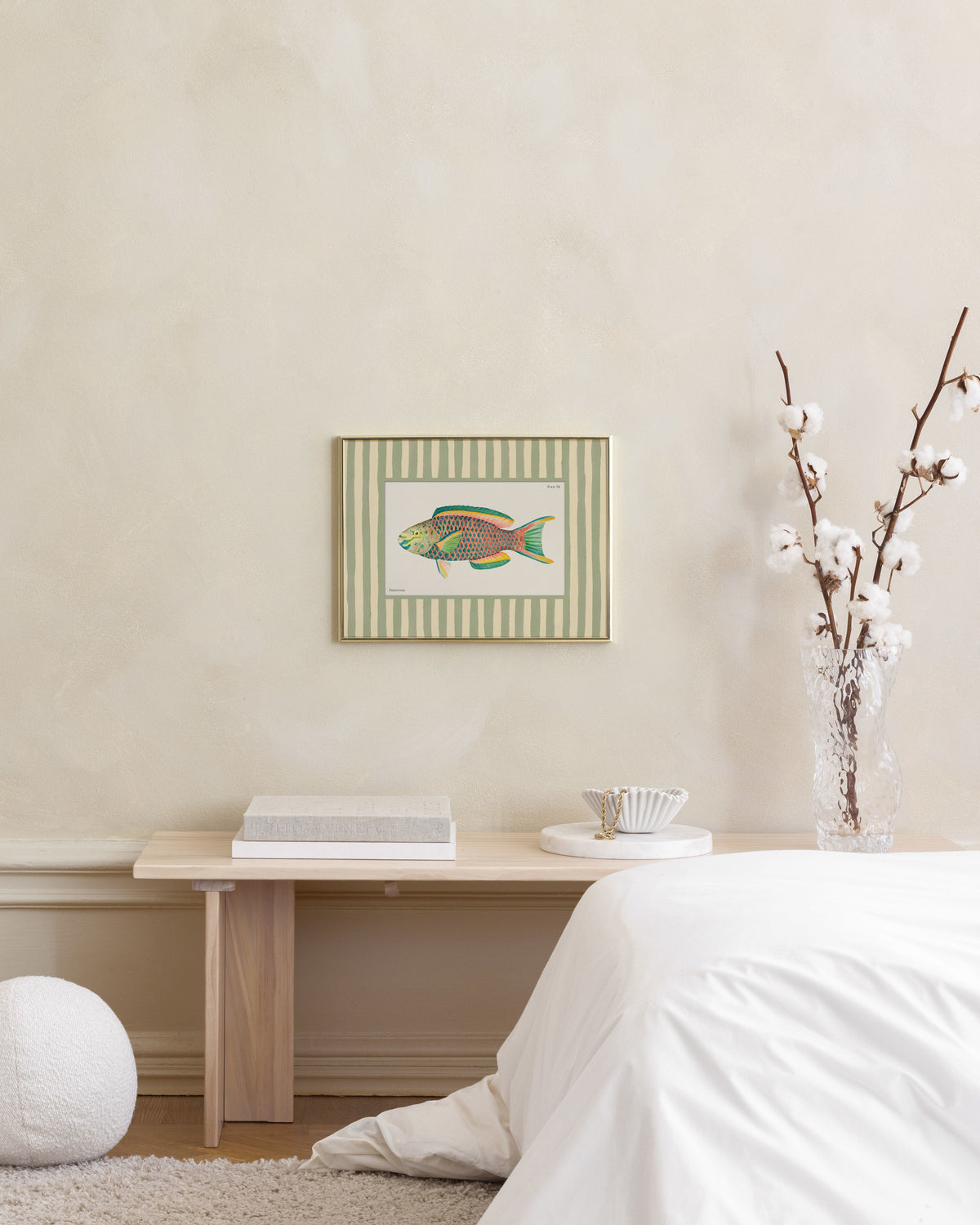 Vintage Parrotfish Print
