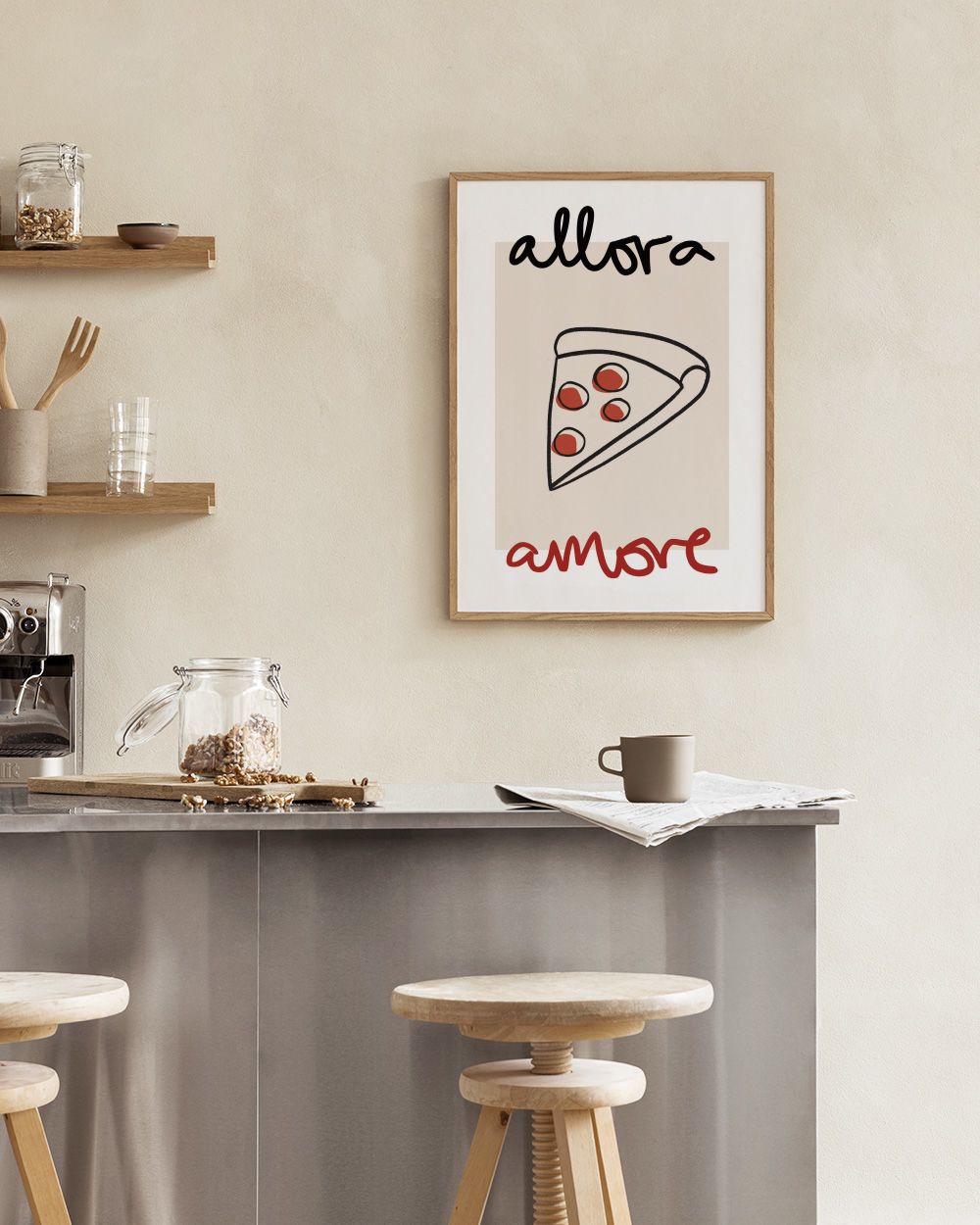 Allora Amore Print