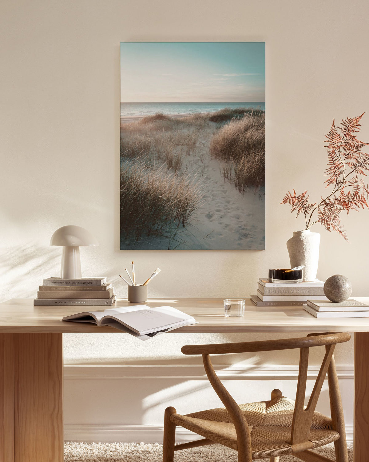 Sunset Beach Dune Canvas print