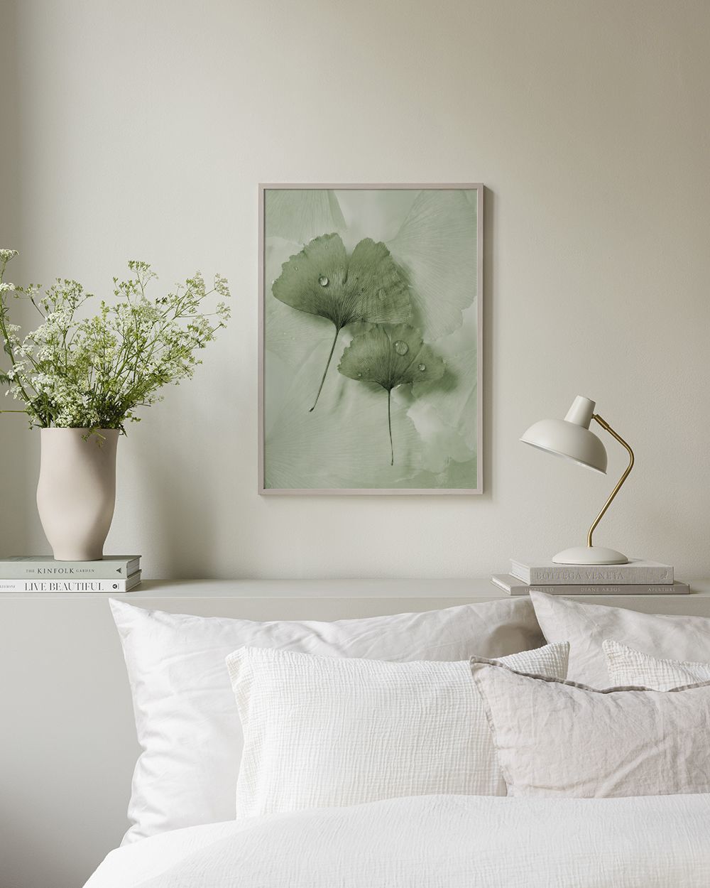 Green Ginkgo Print
