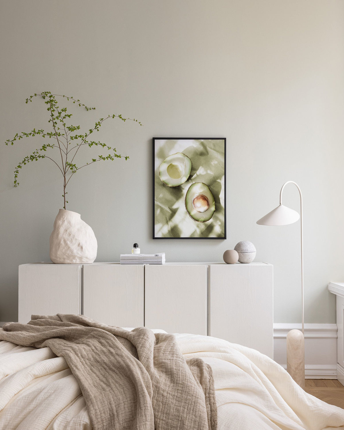Sunlit Avocados Canvas print