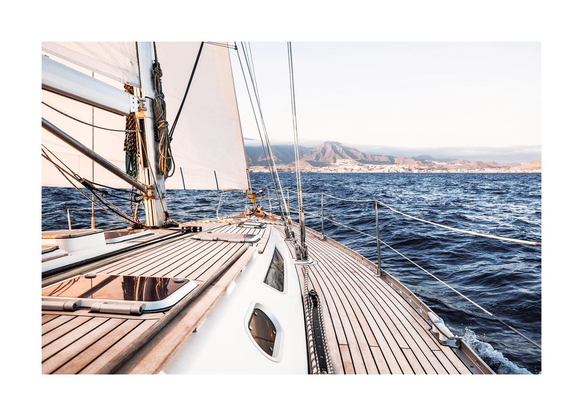 On a Boat Print