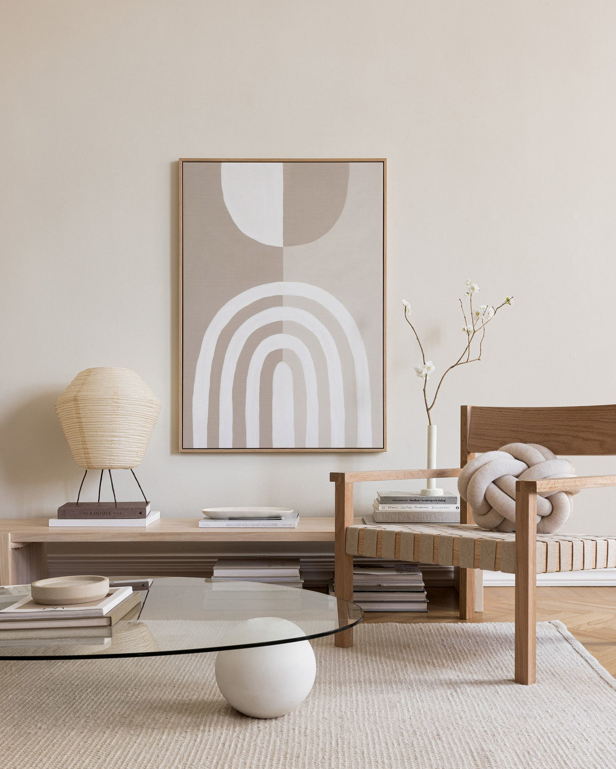 Textured Arches Canvas print