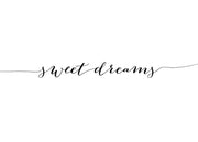 Sweet Dreams Line Print