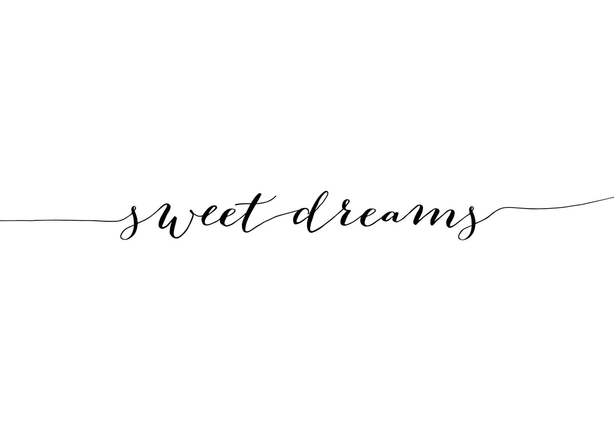 Sweet Dreams Line Print