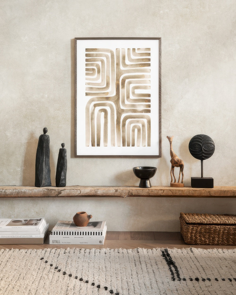 Earthy Pattern No2 Print
