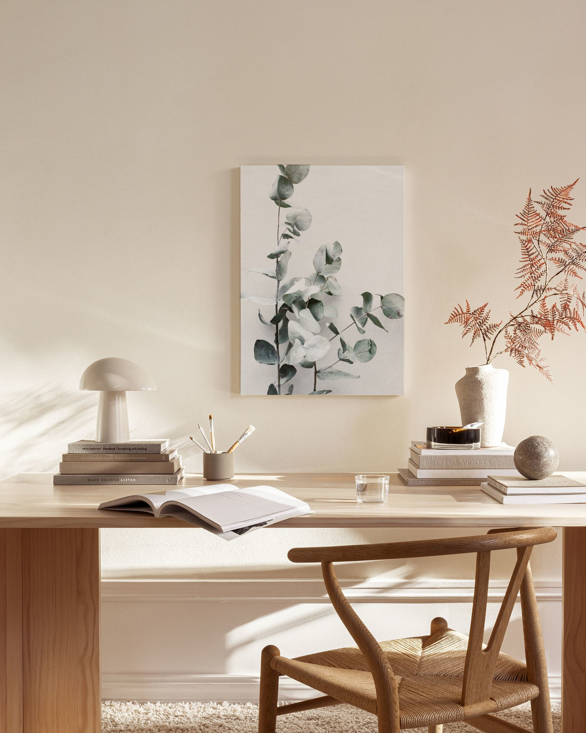 Eucalyptus Twigs No1 Canvas print