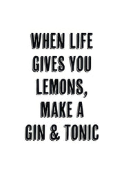 Gin and Tonic Print