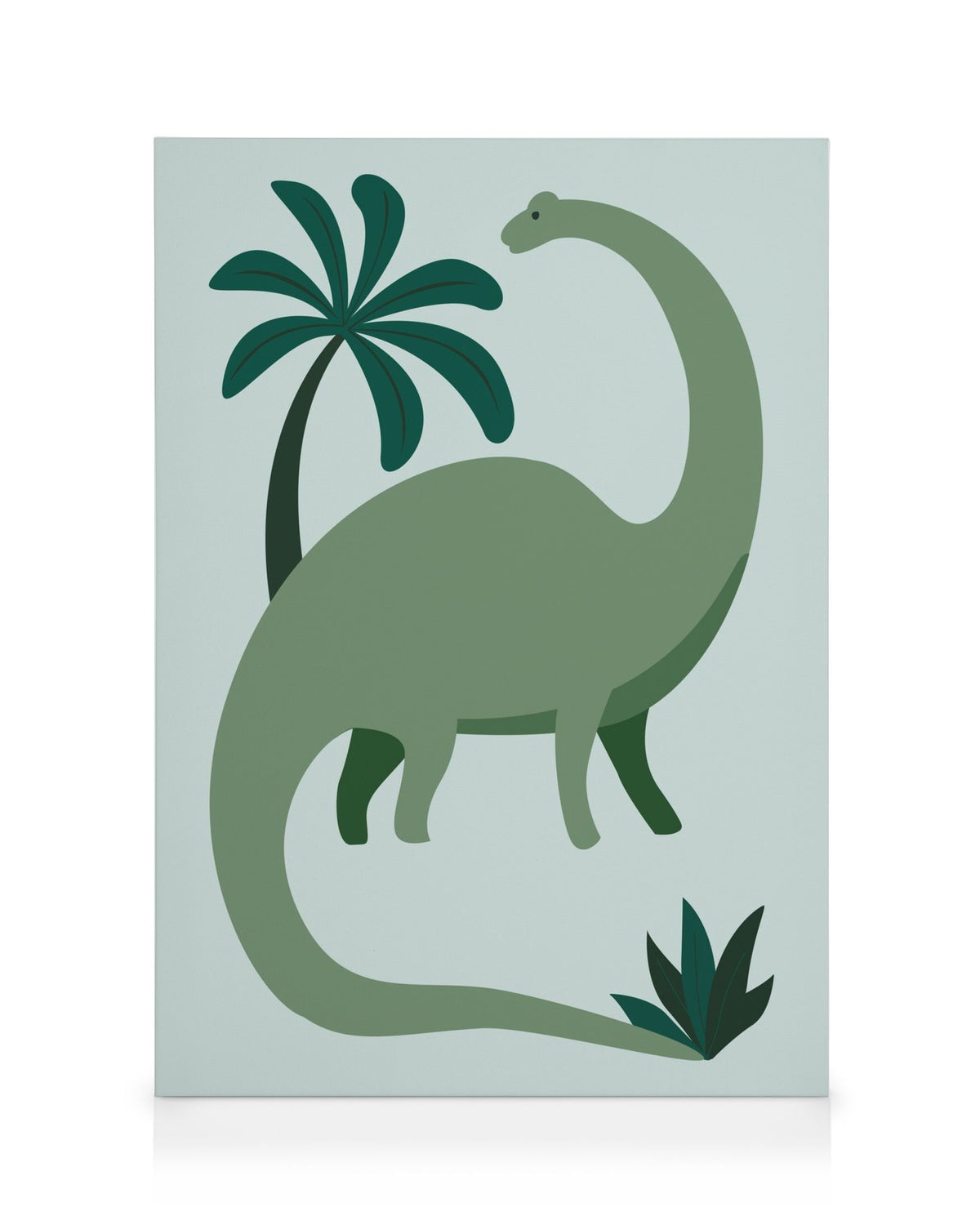 Green Dinosaur Canvas print