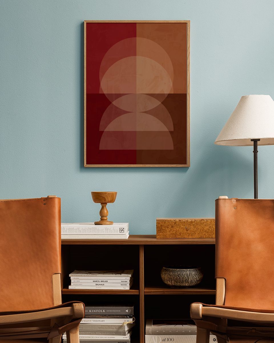 Ochre Orbit Print
