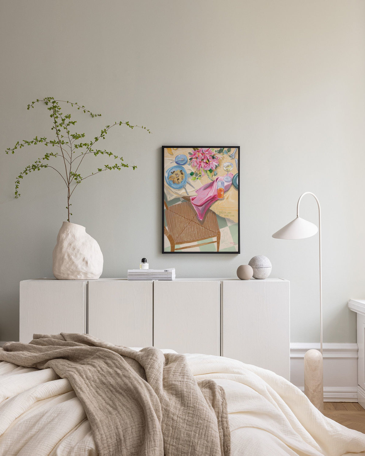 Loïs Langenberg - Pasta and Wine Club Canvas print