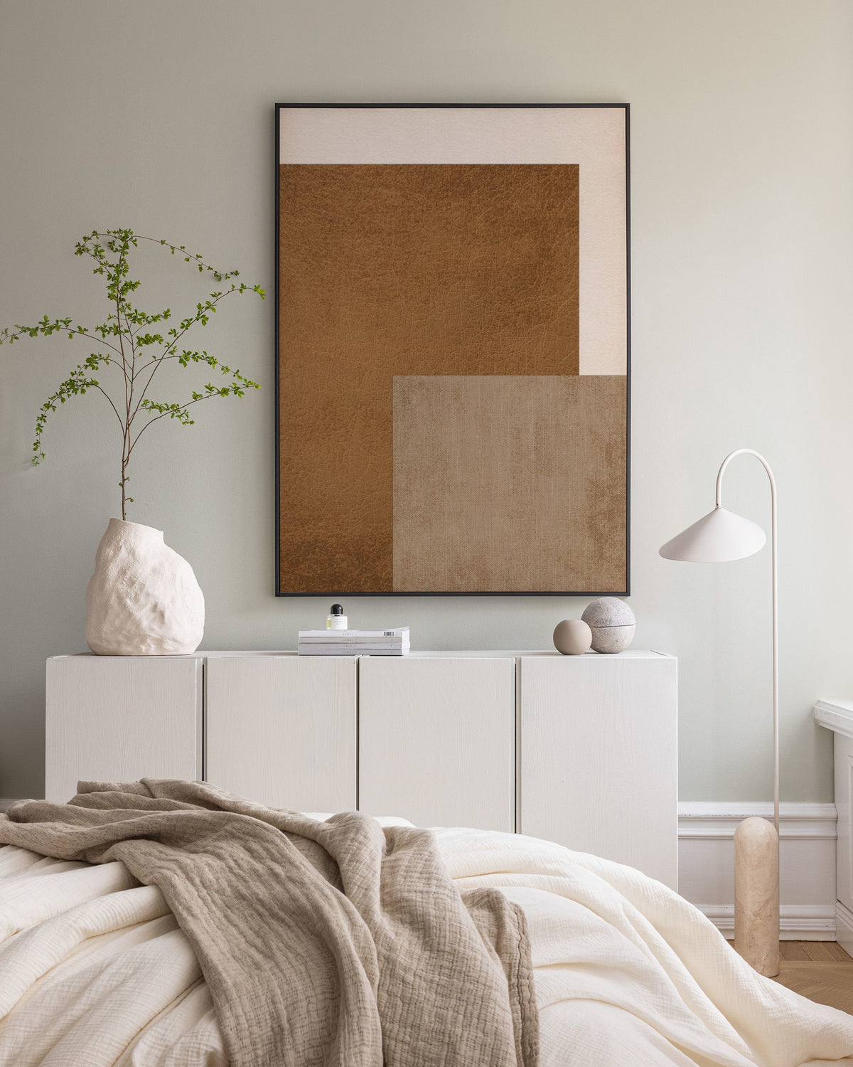 Rustic Geometry No2 Canvas print