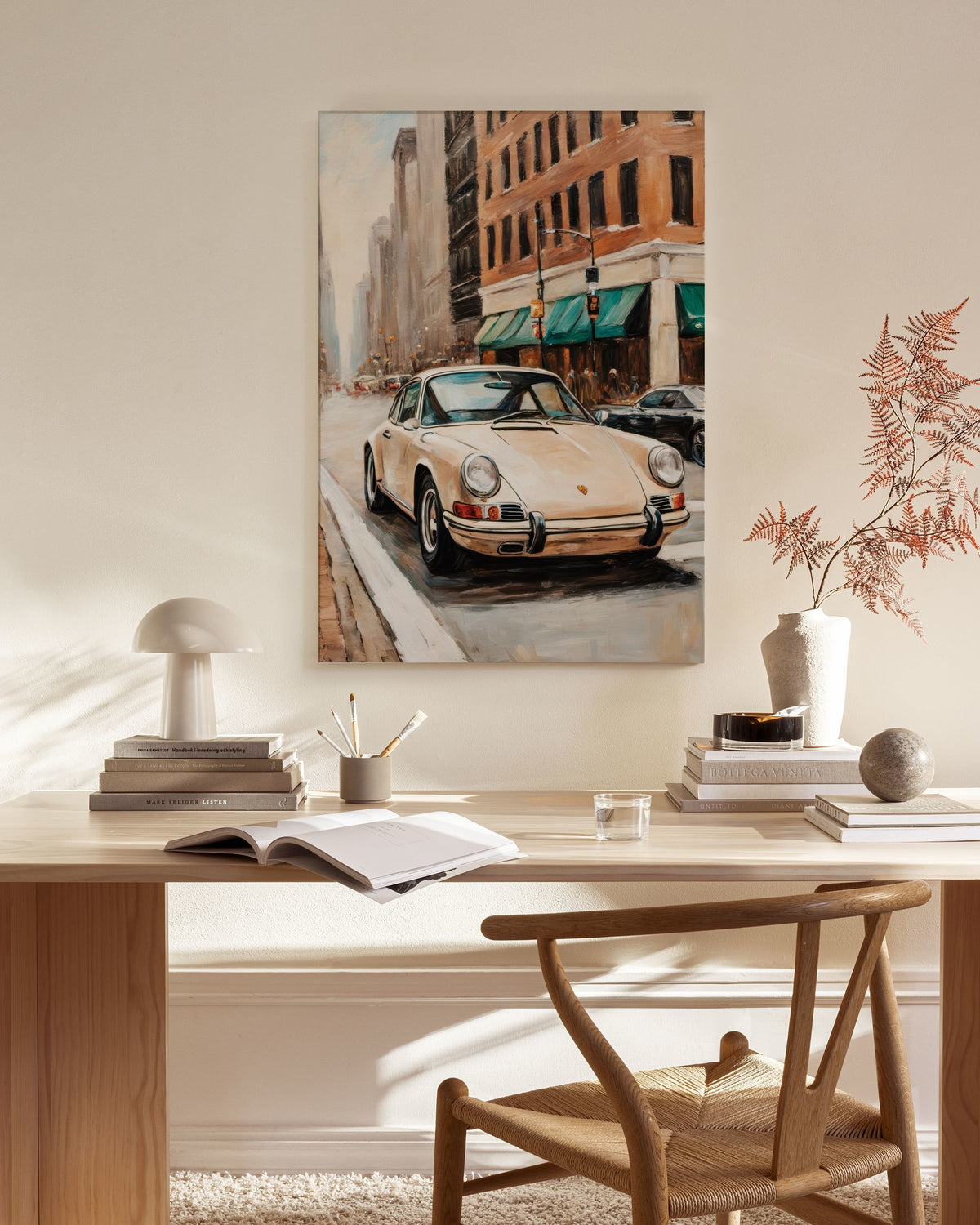 Beige Nostalgia Canvas print