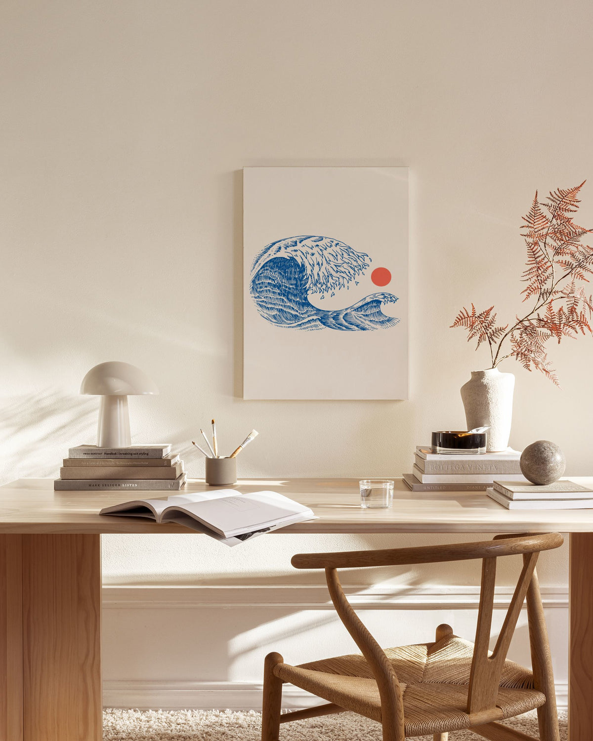 The Wave Canvas print