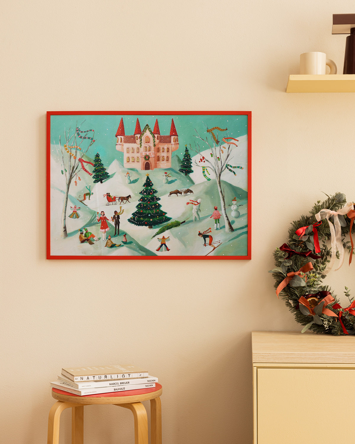 Janet Hill - Christmas at the Winter Palace Print