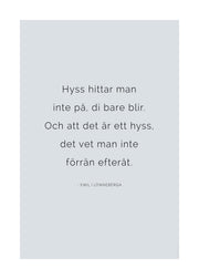 Emil i Lönneberga Citat Print