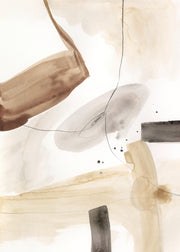 Beige Watercolor No1 Print
