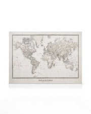 Map of the World Canvas print