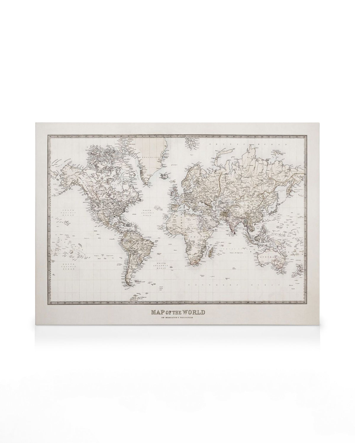 Map of the World Canvas print