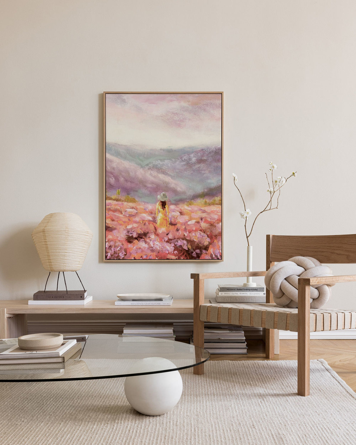Champ De Fleurs Canvas print