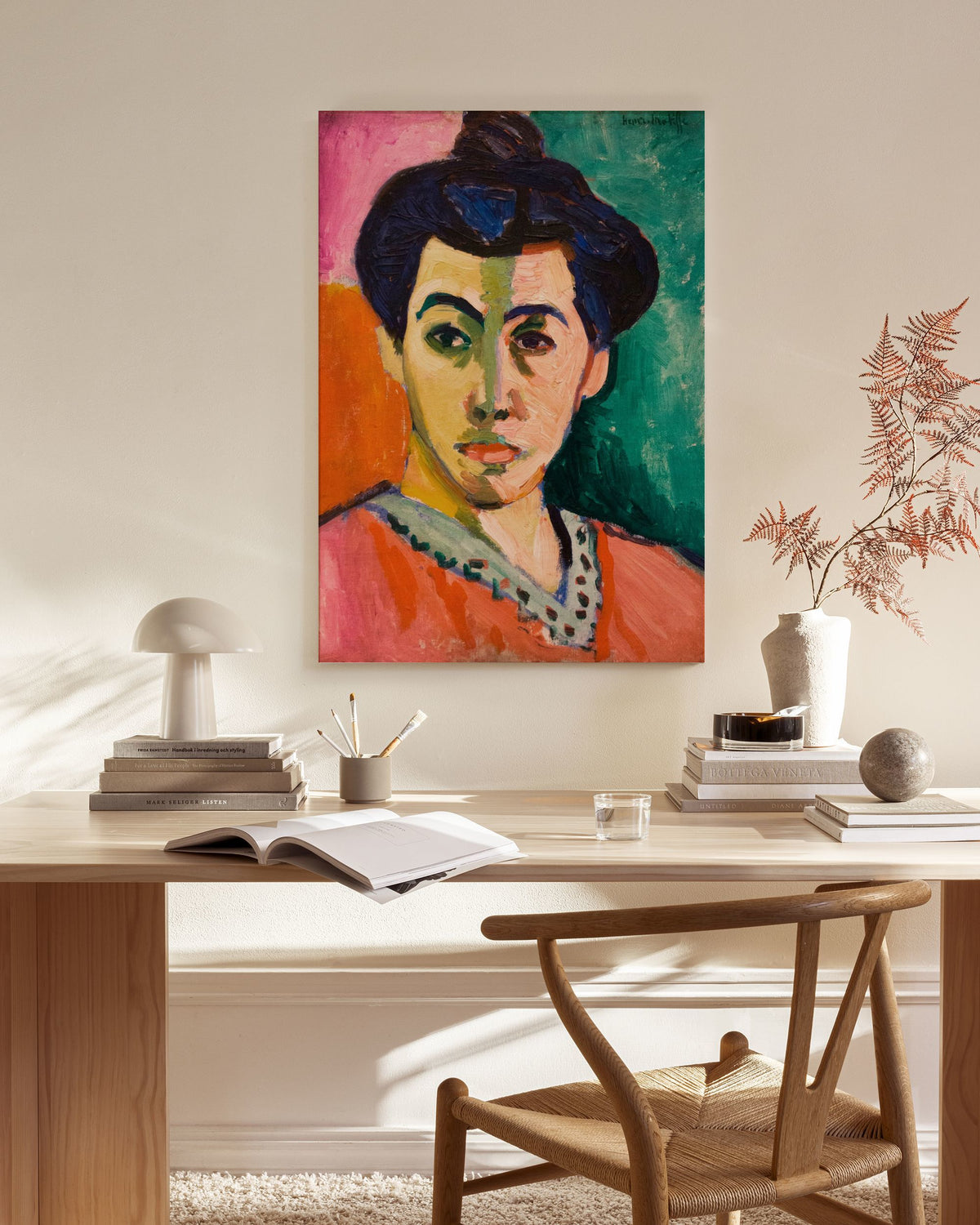 Matisse - The Green Stripe Canvas print