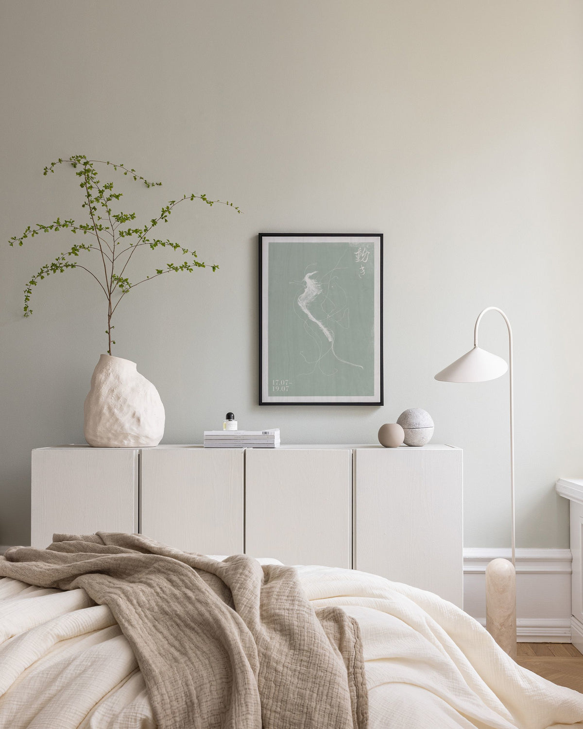 Japandi Simplicity Canvas print