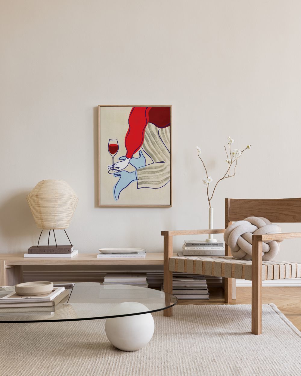Sittin' and Sippin' Canvas print