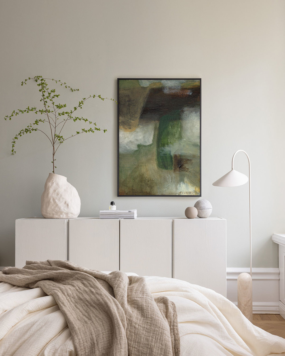 Earthy Layers No3 Canvas print