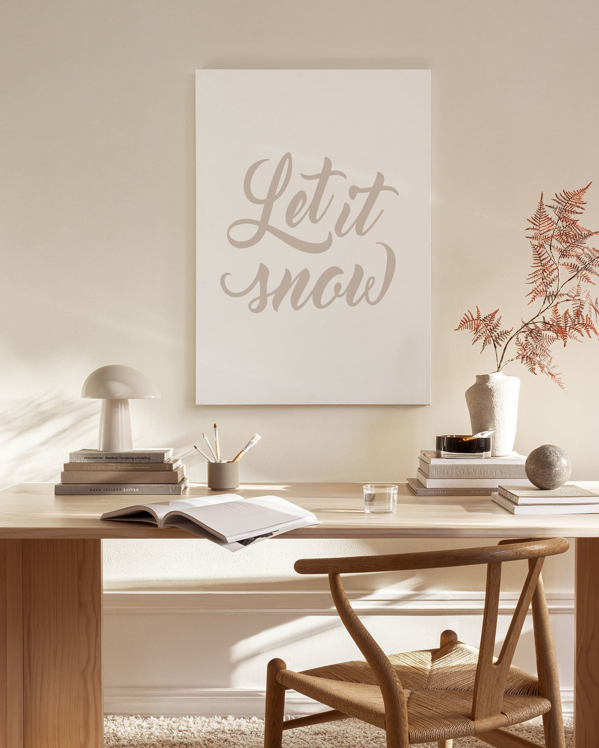 Let it Snow Canvas print