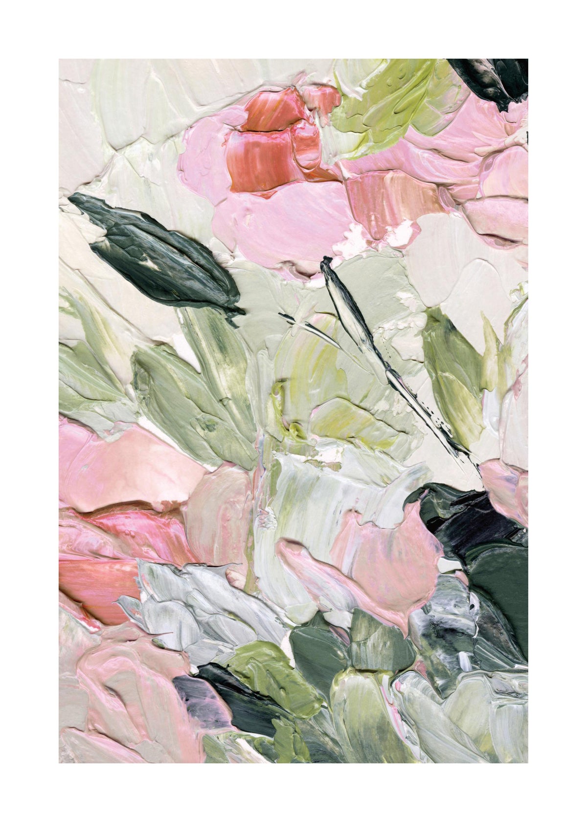 Flowers in Paint No1 Print